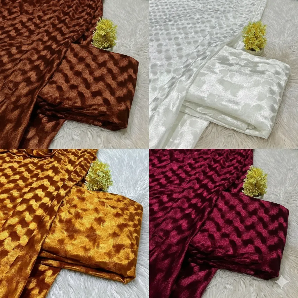 2 Pcs Women’s Unstitched Plain Velvet Suit – Premium Velvet Shirt & Trouser Fabric (Maroon, Yellow, White, Brown) (Maroon)