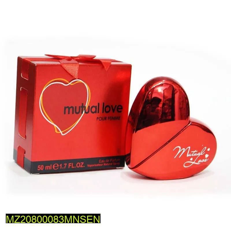 Women’s Perfume 50ml – Perfect Gift for Birthdays, Anniversary, or Special Occasions,Mutual Love Perfume 50ml for Girls & Women – Heart-Shaped Gift Eau de Parfum