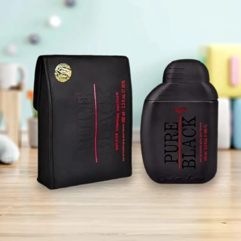 Pure Black Men’s Perfume – Long Lasting Fragrance 100ml